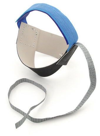Botron B7500 Blue Ergo-One Heel Velcro Grounder (1 MegOhm Resistor)